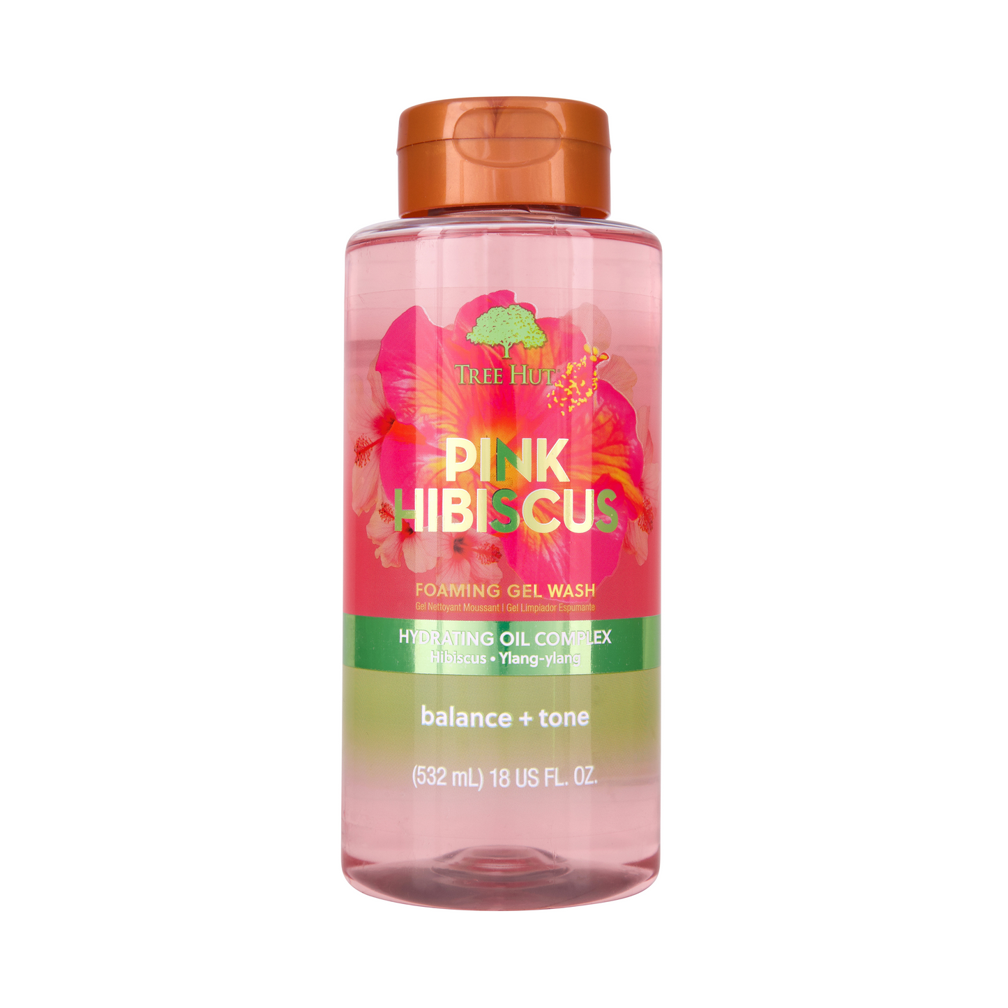 BODY WASH ESPUMANTE DE PINK HIBISCUS