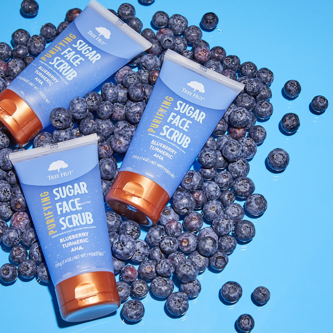 EXFOLIANTE FACIAL PURIFICANTE DE ARÁNDANO Y CÚRCUMA