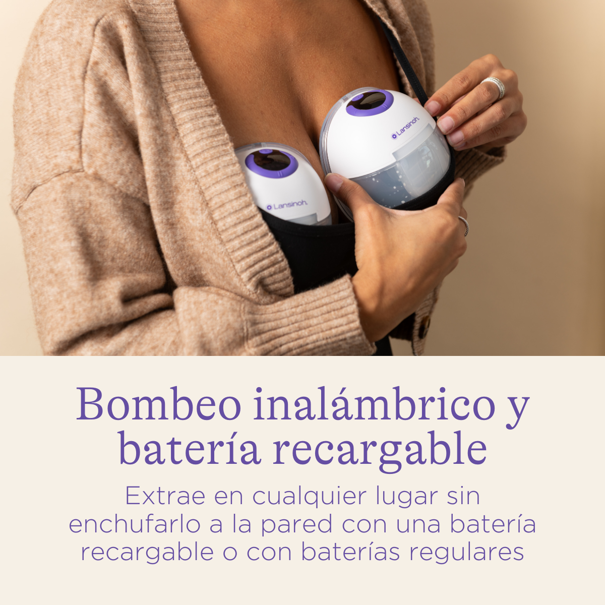 Extractor Manos Libres Discreet Duo Lansinoh