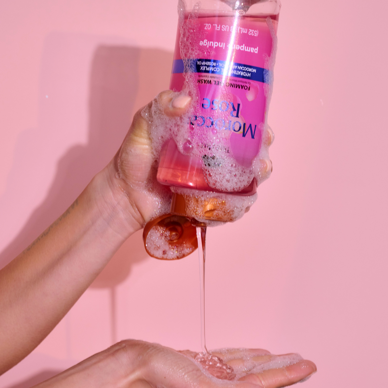 BODY WASH ESPUMANTE DE ROSAS MARROQUÍES