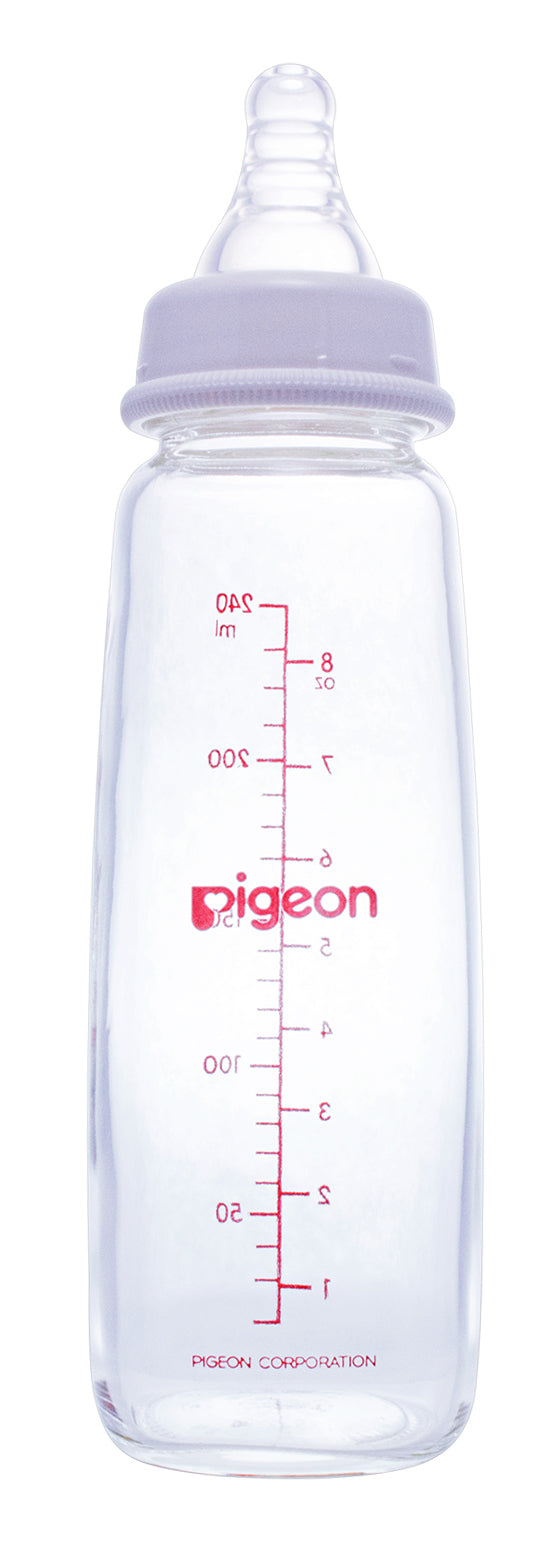Biberón Peristáltico de Vidrio "Boca Standard" - Pigeon