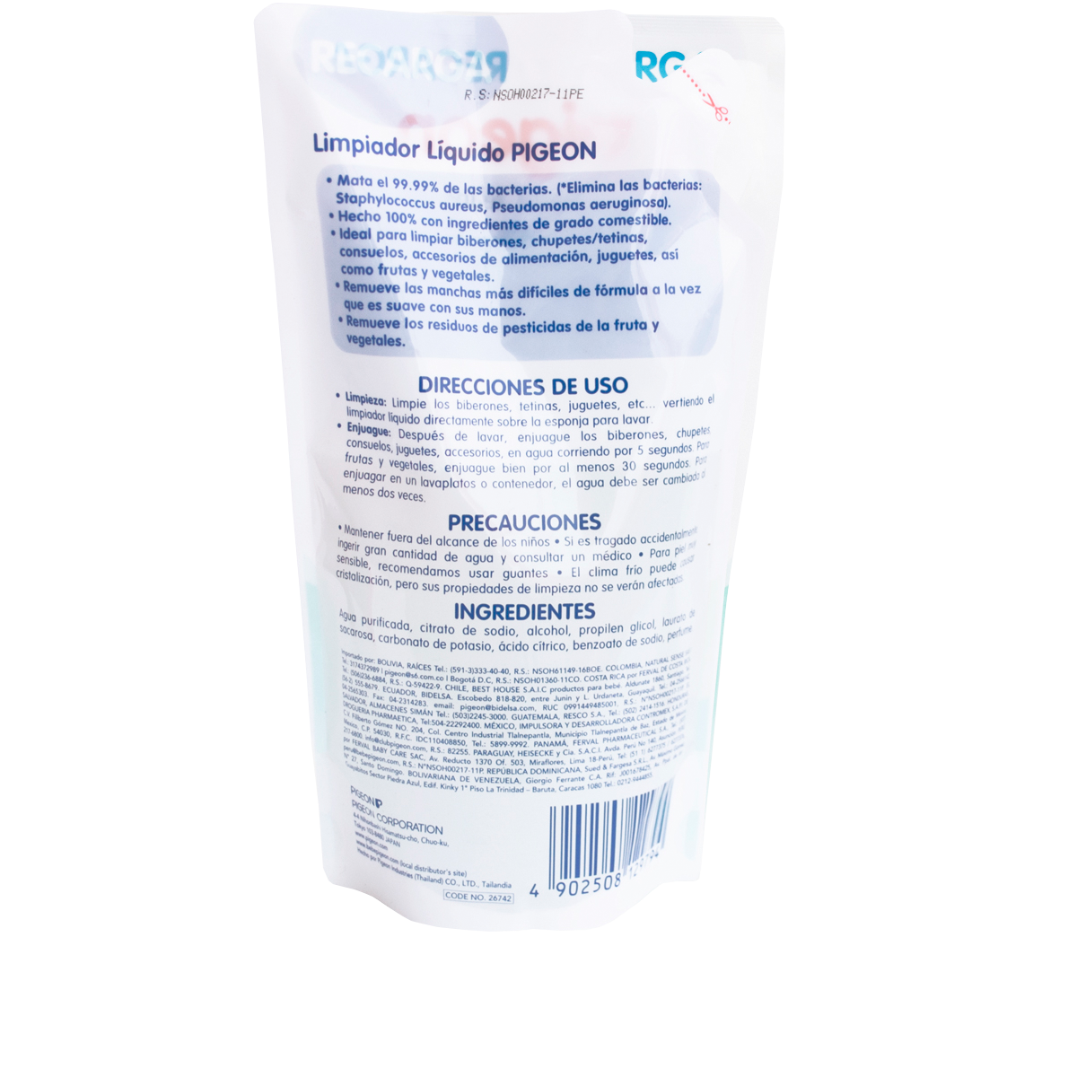 Limpiador líquido - PIGEON (Refill)