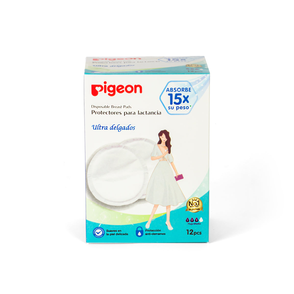 Protectores de Lactancia Ultra delgados "Slim" Pigeon