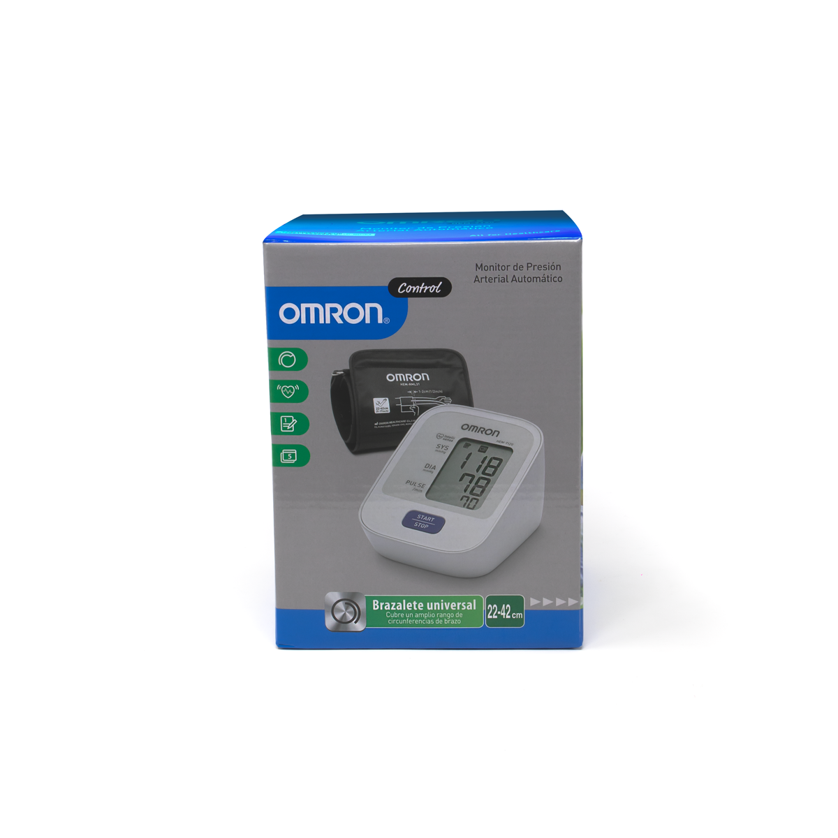 Monitor de Presión Arterial Automático Control HEM-7142