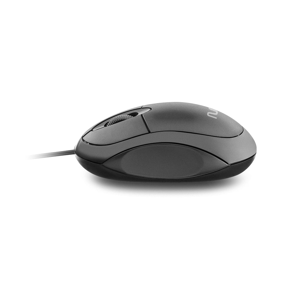Mouse Alámbrico 1200DPI 3 Botones Negro