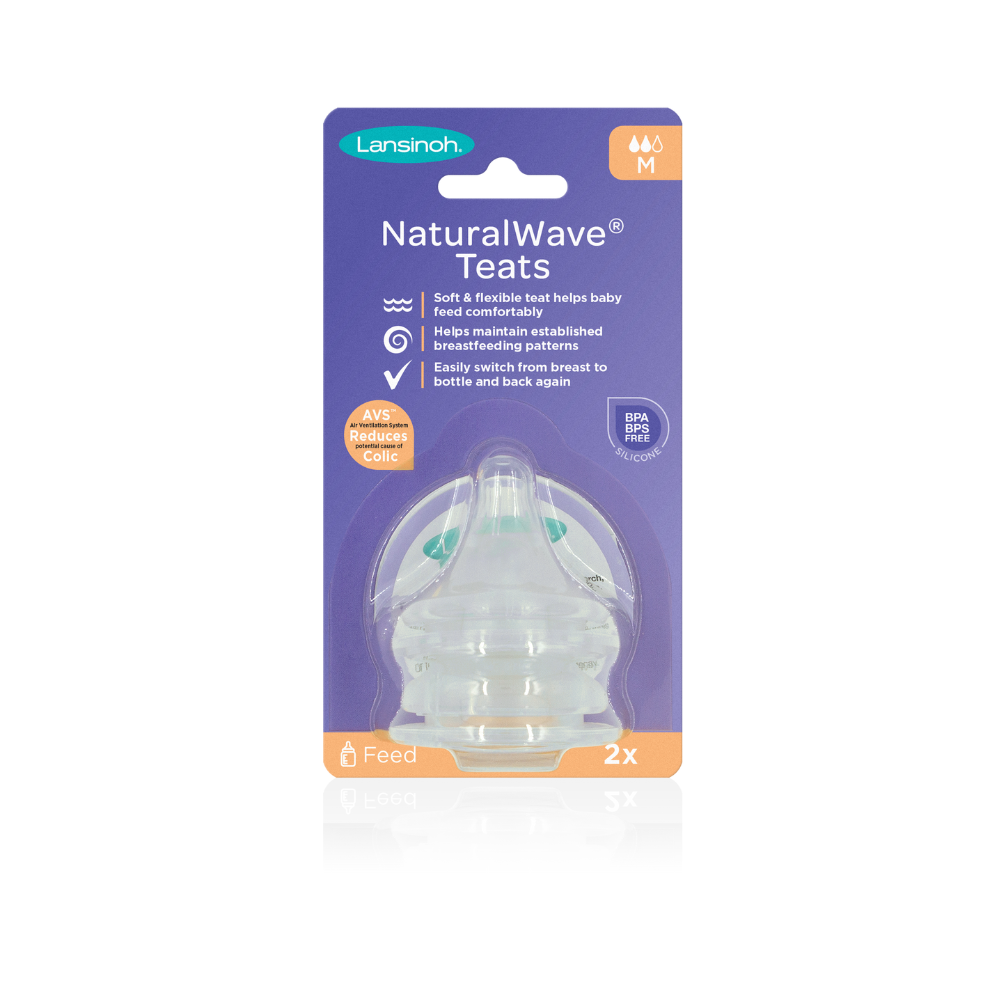 Tetinas NaturalWave Lansinoh