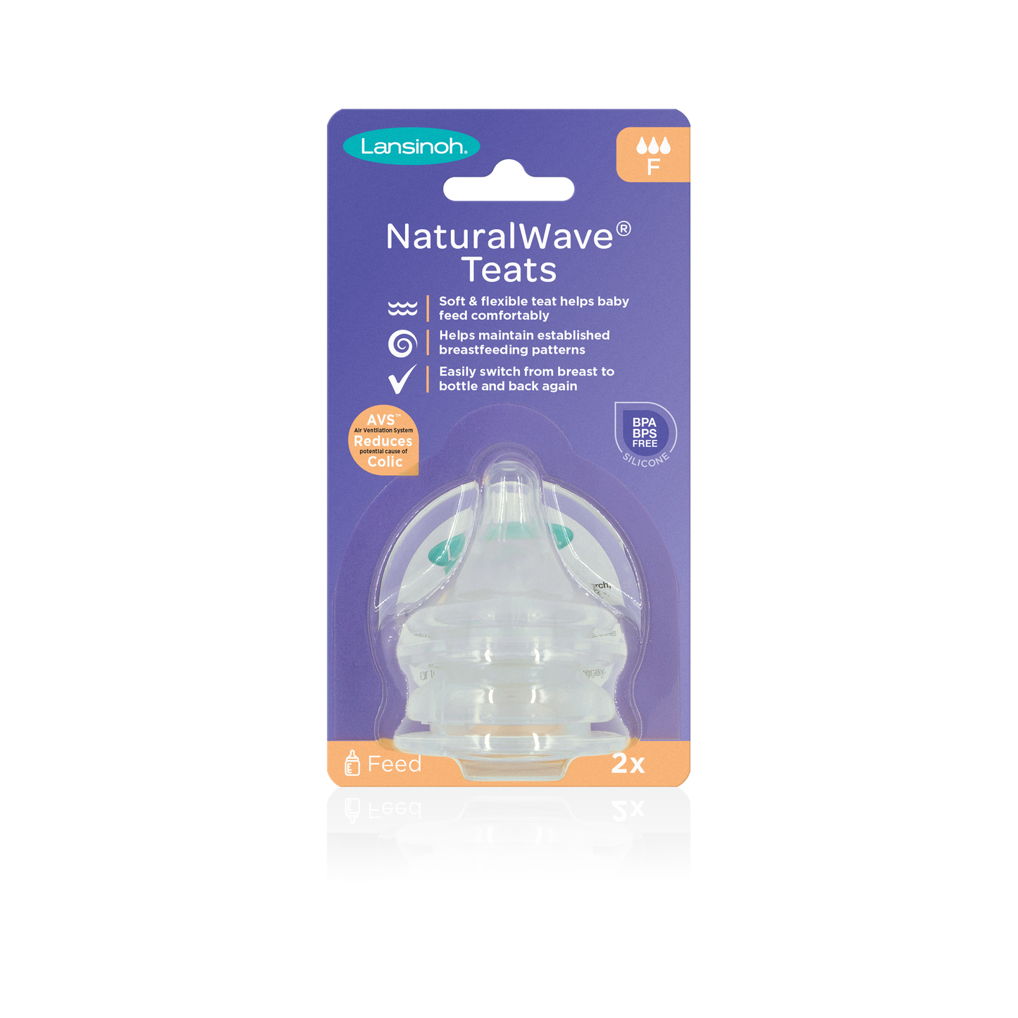 Tetinas NaturalWave Lansinoh