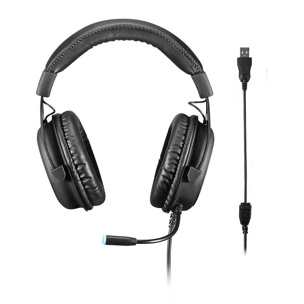 Headset Volker 71 Usb Led Azul