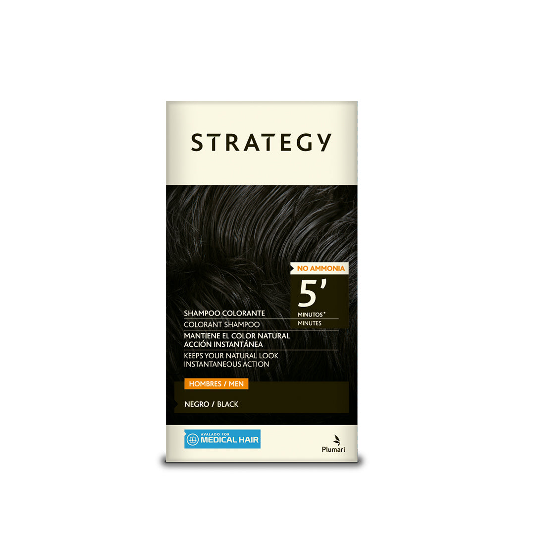 Strategy Shampoo Colorante Para Hombres