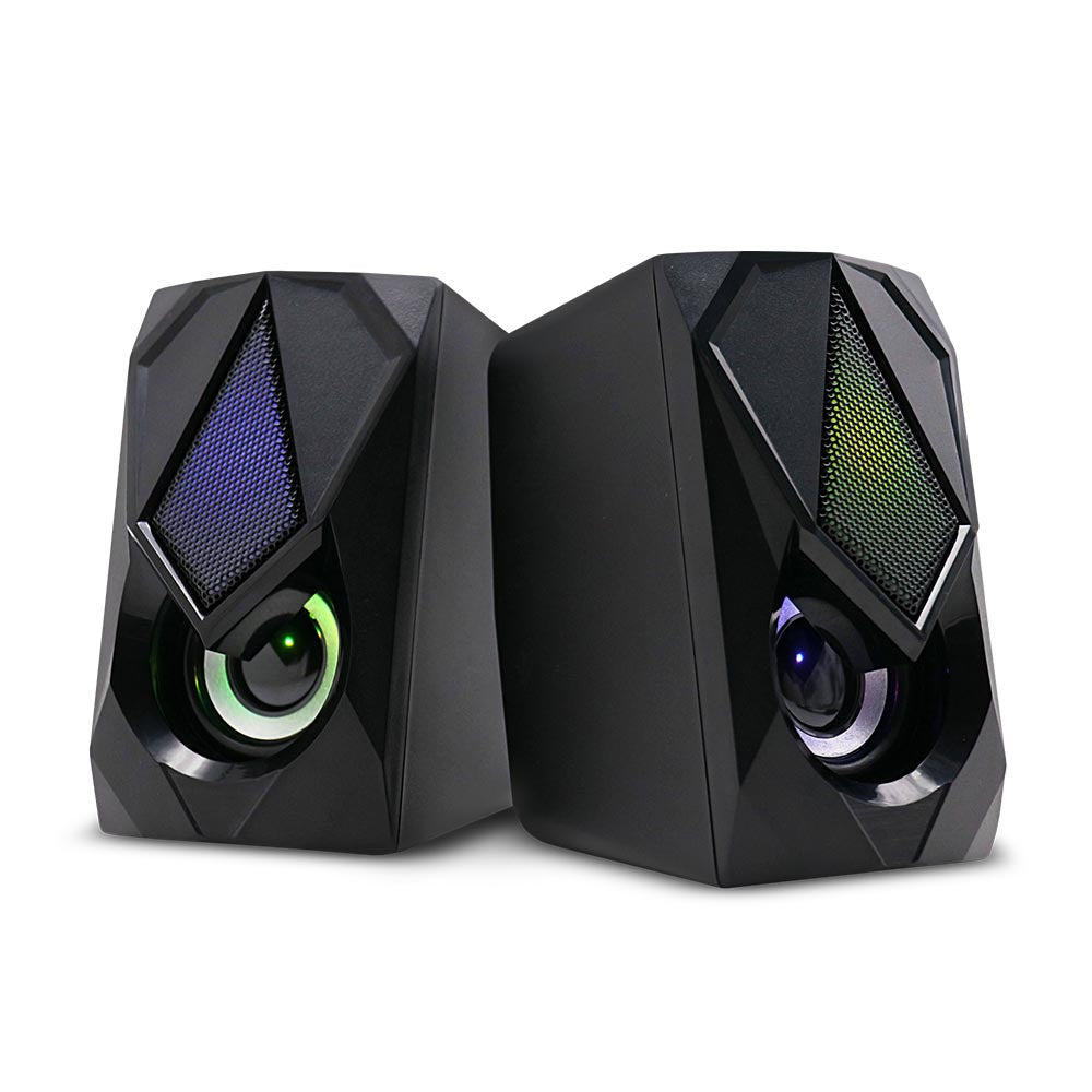 Bocinas Gamer 12W RMS LED
