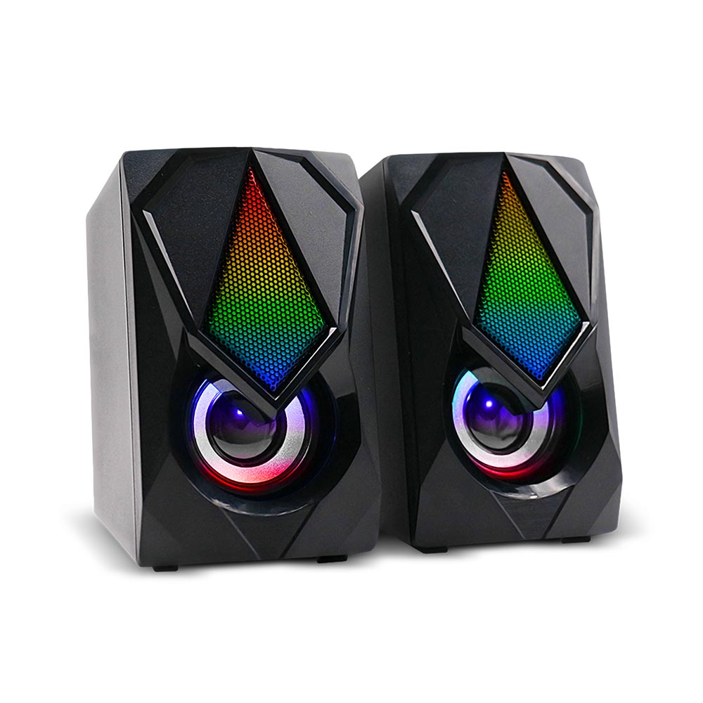 Bocinas Gamer 12W RMS LED
