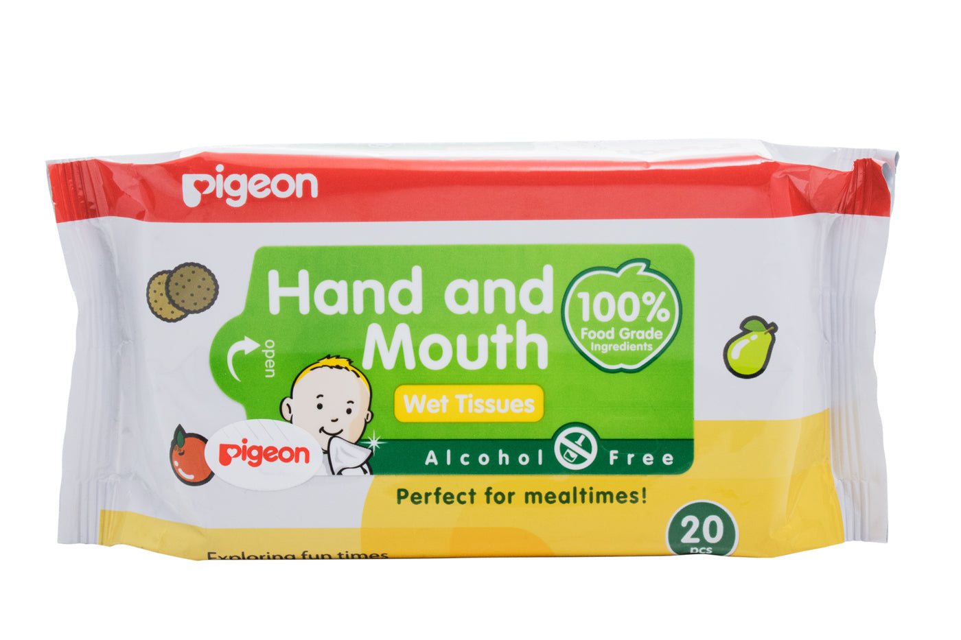 Toallitas "Hand And Mouth" (20 toallitas) - Pigeon