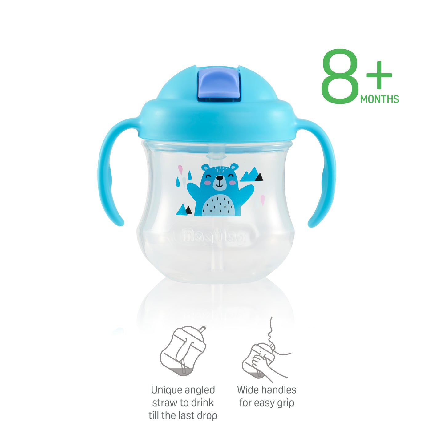 MagMag Taza con Sorbeto "Paso 3" - Pigeon