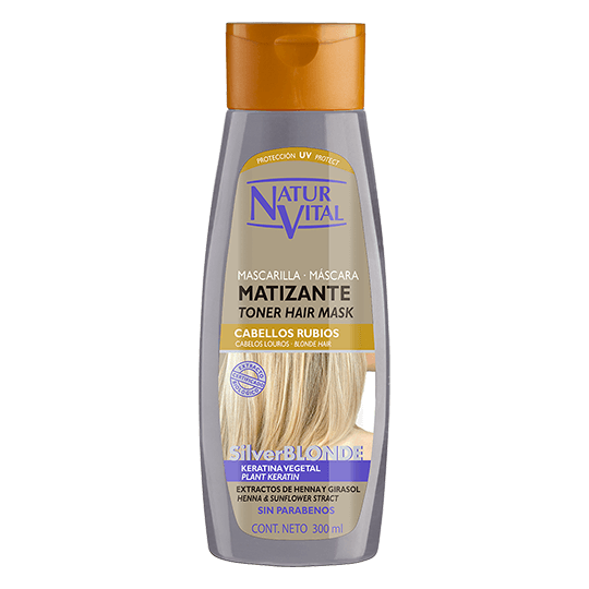 Mascarilla matizante "ColourSafe" cabellos rubios "Silver Blonde" 250ml
