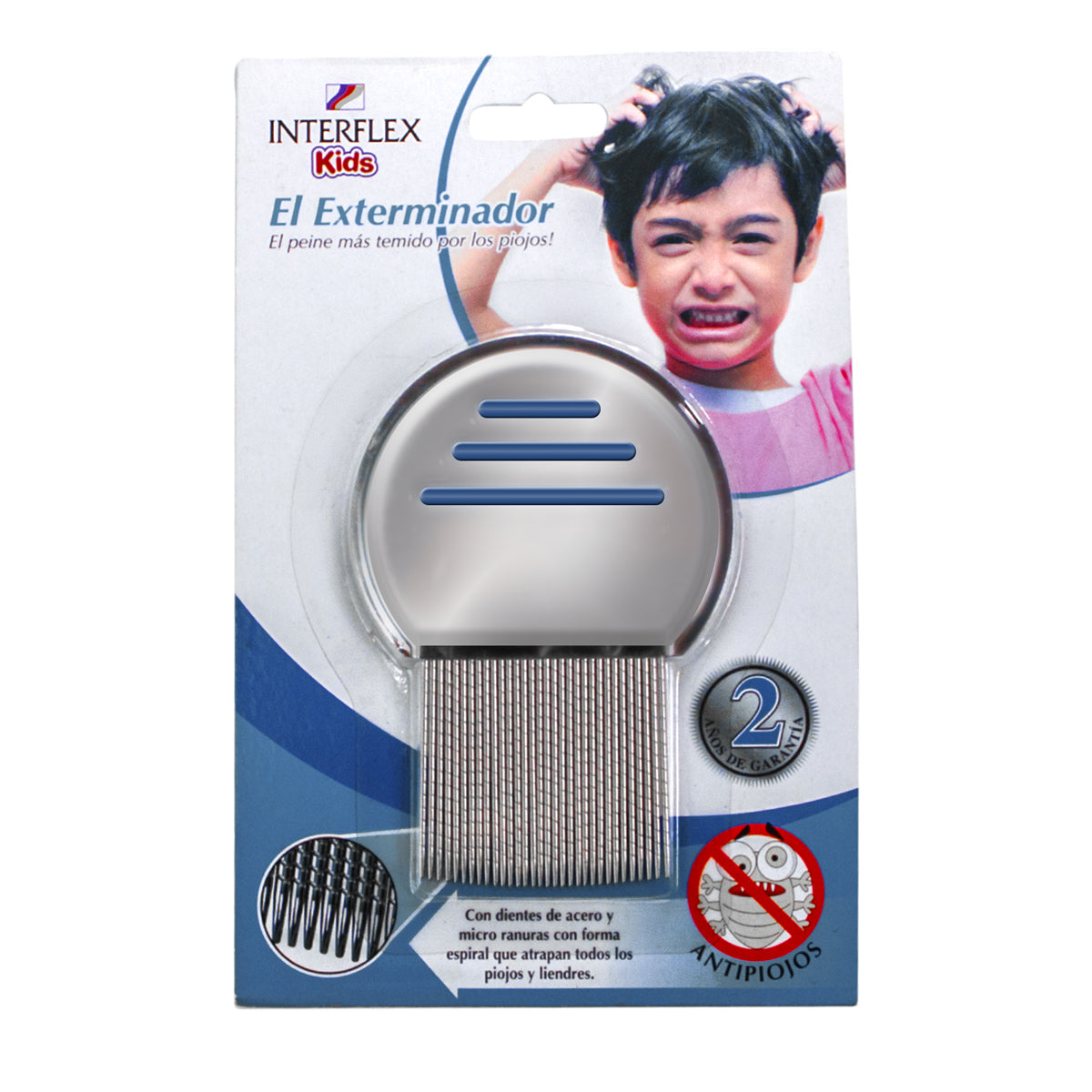 Interflex, peine de acero inoxidable (Paso 3)