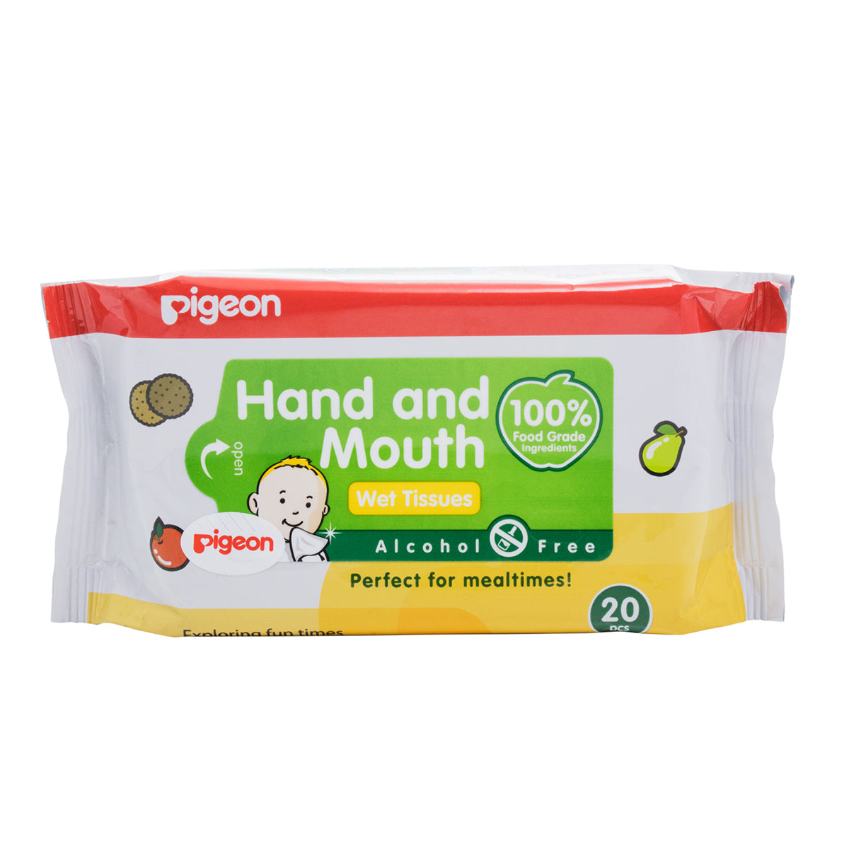 Toallitas "Hand And Mouth" (20 toallitas) - Pigeon