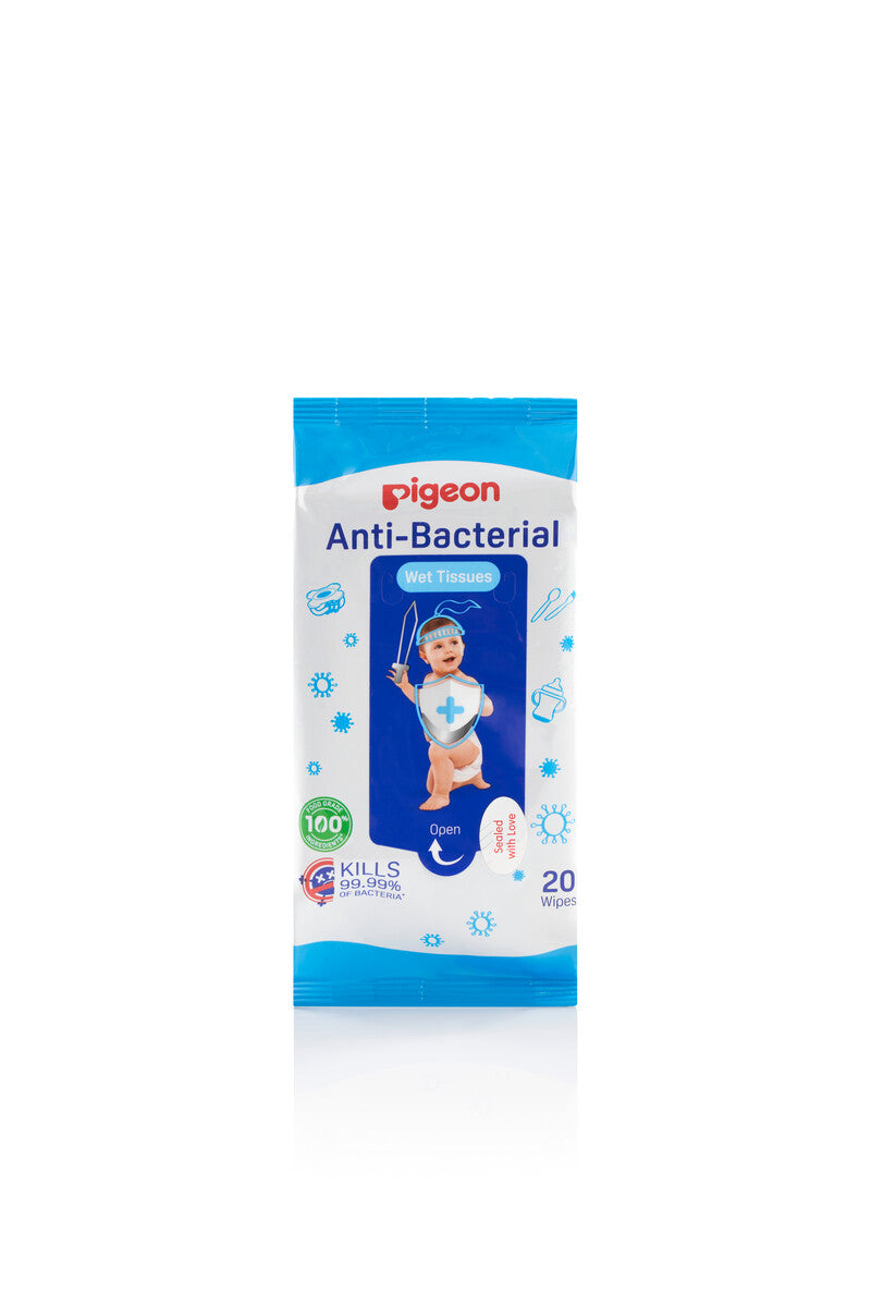 Toallita Antibacterial (20 toallitas) - Pigeon