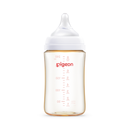 Biberón Pigeon PPSU Softouch™ 160 ml – Suave, Resistente y Natural como el Pecho de Mamá