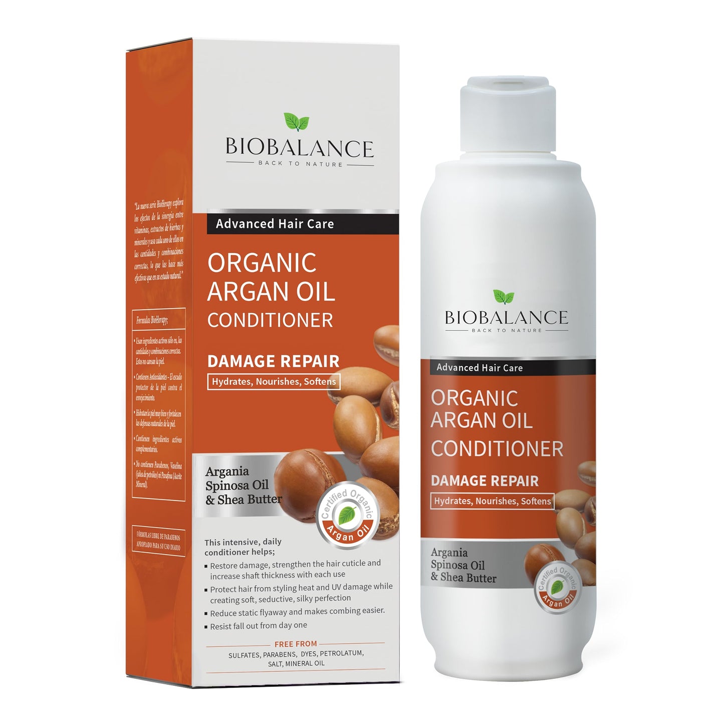 Acondicionador de Aceite de Argán Orgánico 330ml