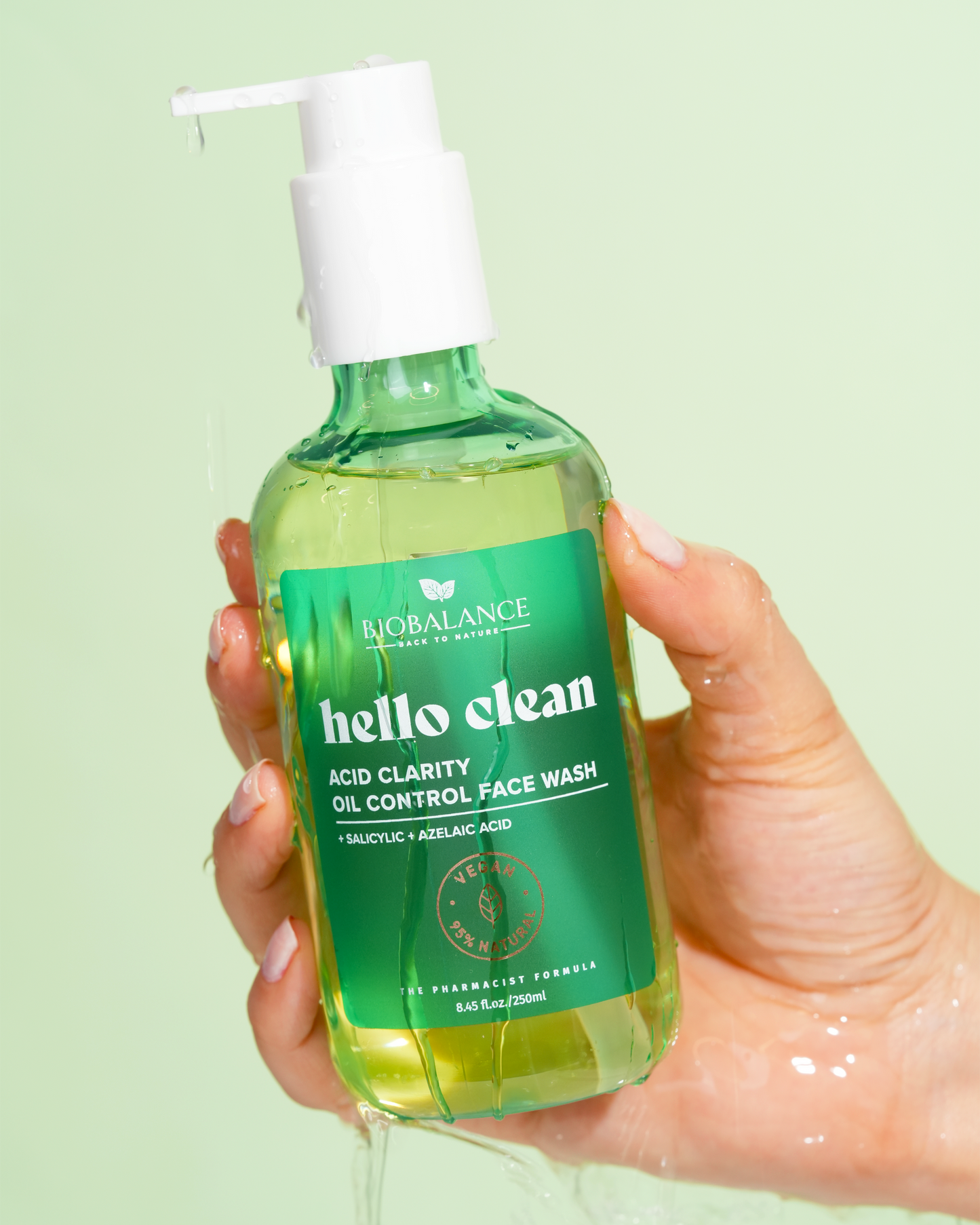Face Wash Control de Grasa Hello Clean 250ml