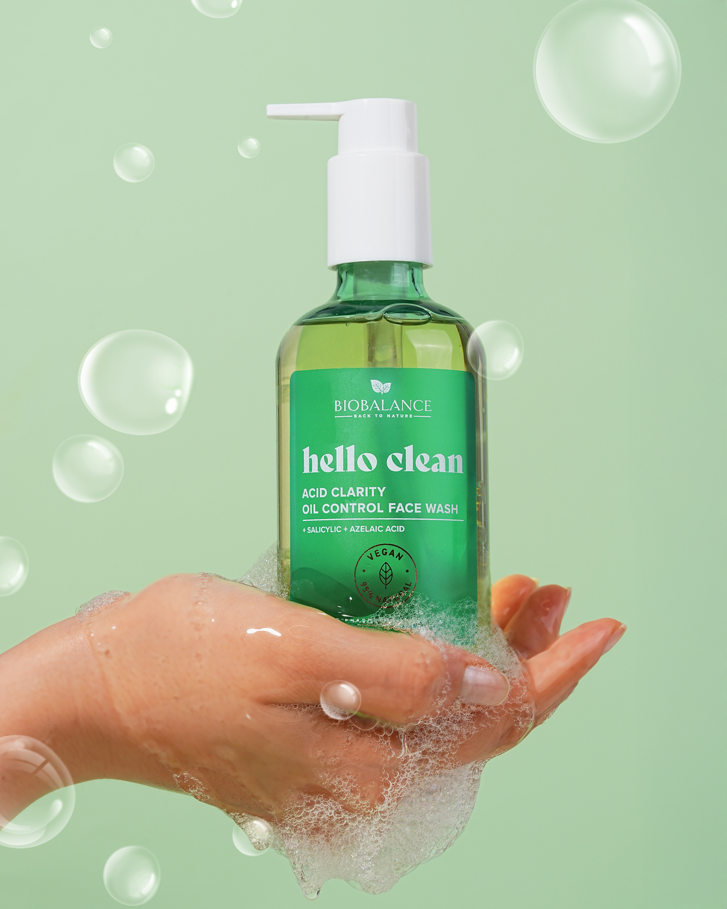 Face Wash Control de Grasa Hello Clean 250ml