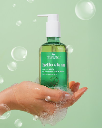 Face Wash Control de Grasa Hello Clean 250ml