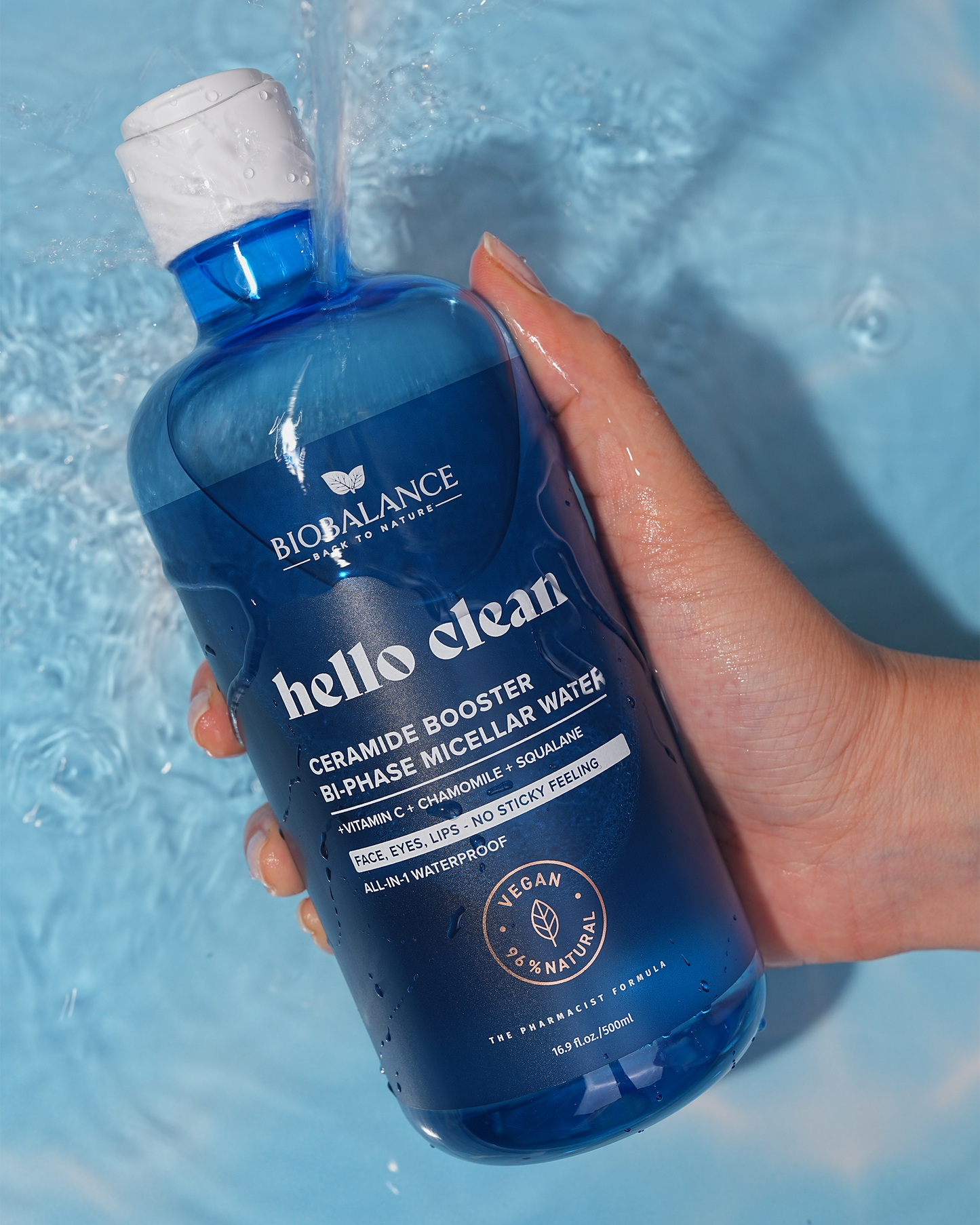 Agua Micelar Booster de Ceramidas Hello Clean 500ml