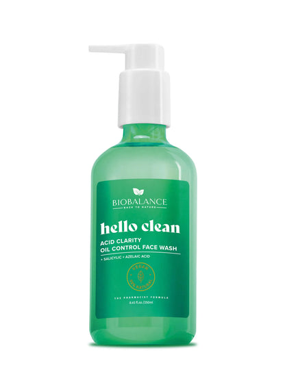 Face Wash Control de Grasa Hello Clean 250ml