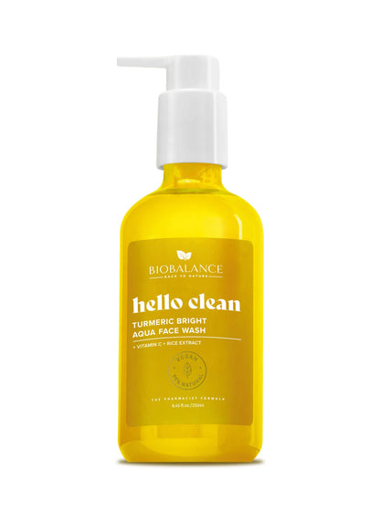 Face Wash de Cúrcuma Bright Aqua Hello Clean 250ml