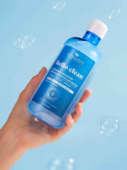 Agua Micelar Booster de Ceramidas Hello Clean 500ml