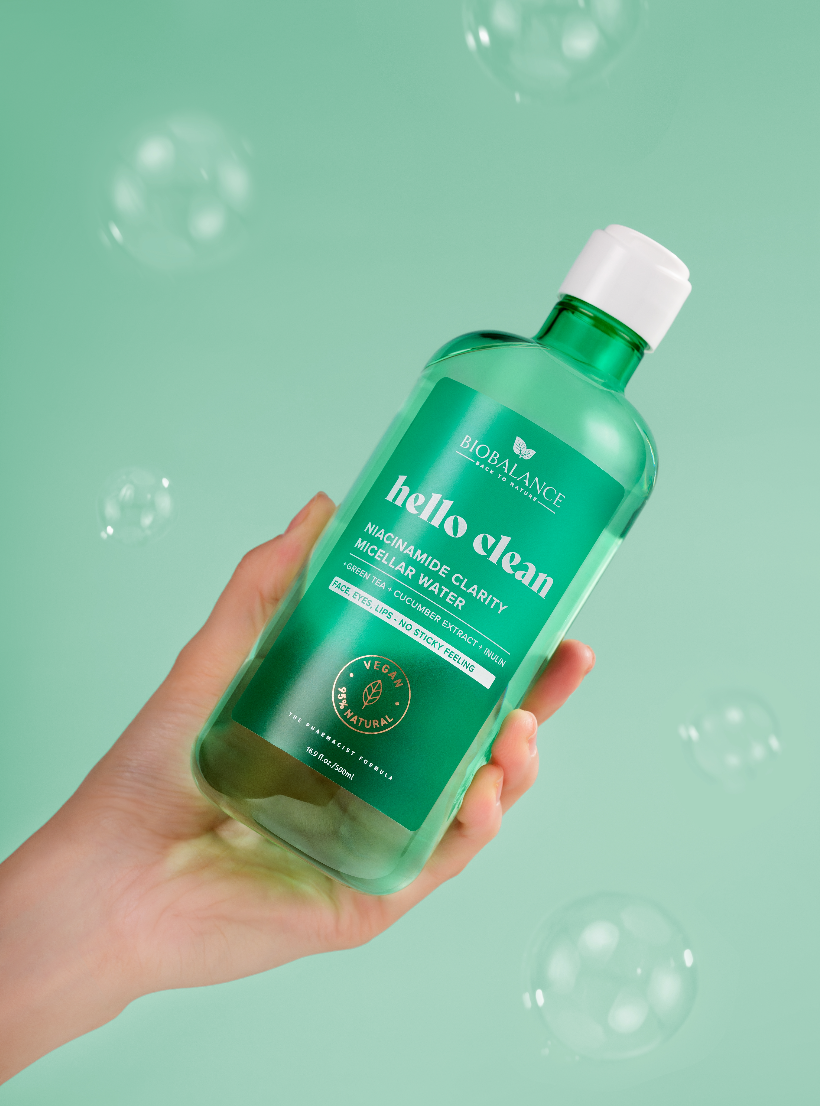 Agua Micelar con Niacinamida Hello Clean 500ml