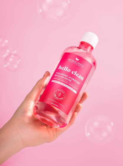 Agua Micelar con Ácido Hialurónico Hello Clean 500ml