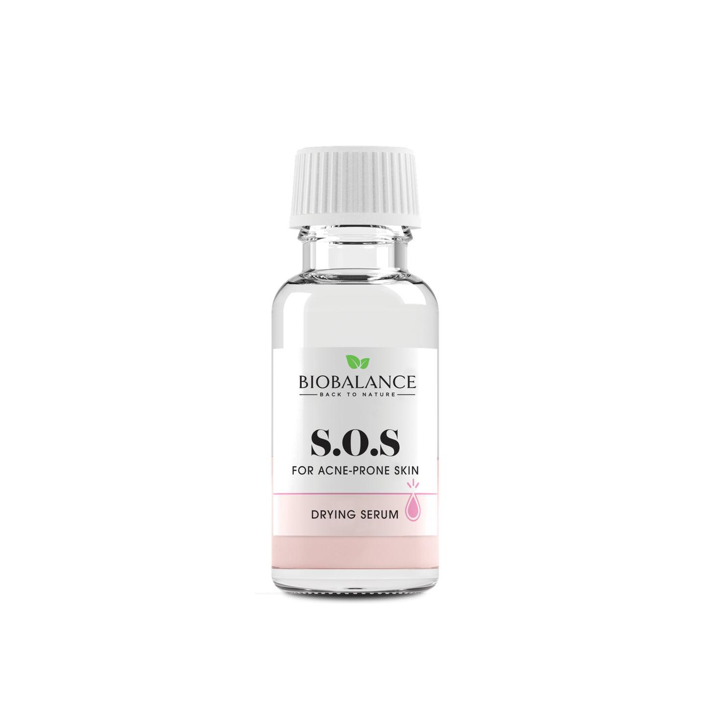 Serum S.O.S Secante para Piel con Tendencia al Acné - Calamina rosa + azufre + ácido salicílico + óxido de zinc