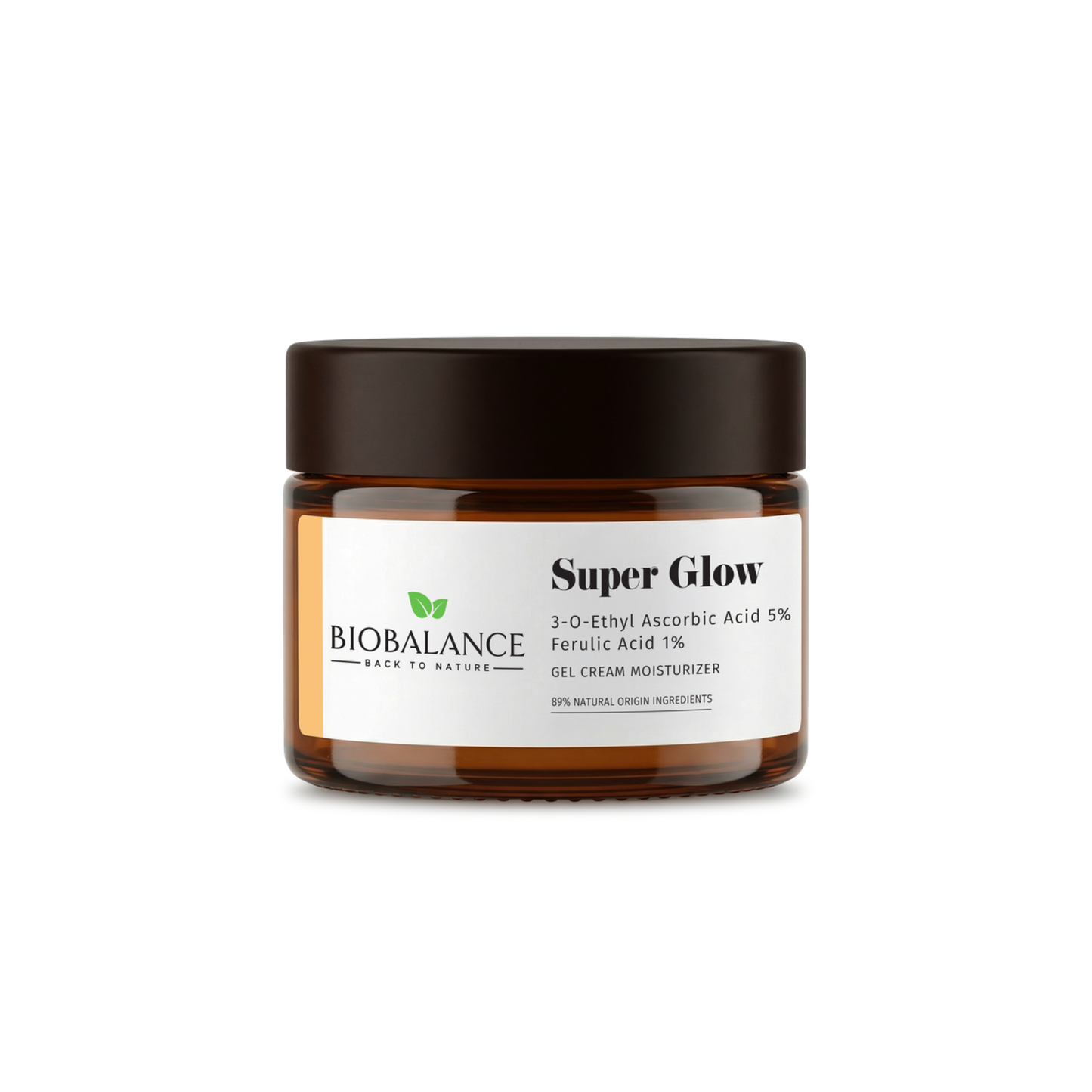 Crema Hidratante Super Glow - Ácido 3-O-etil ascórbico 5% + Ácido ferúlico 1%