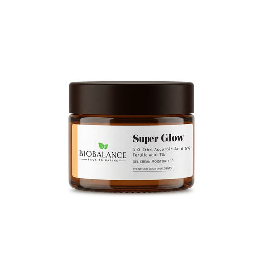 Crema Hidratante Super Glow - Ácido 3-O-etil ascórbico 5% + Ácido ferúlico 1%