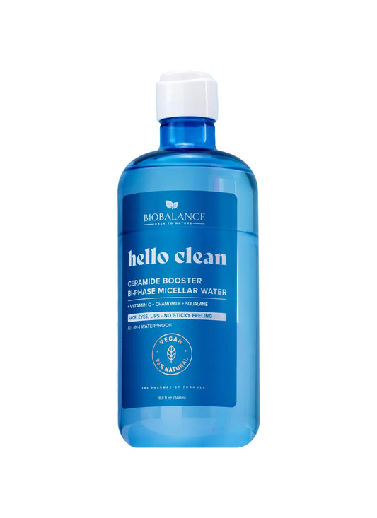 Agua Micelar Booster de Ceramidas Hello Clean 500ml