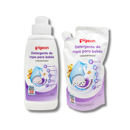 x Detergente Líquido para ropa de bebés Pigeon