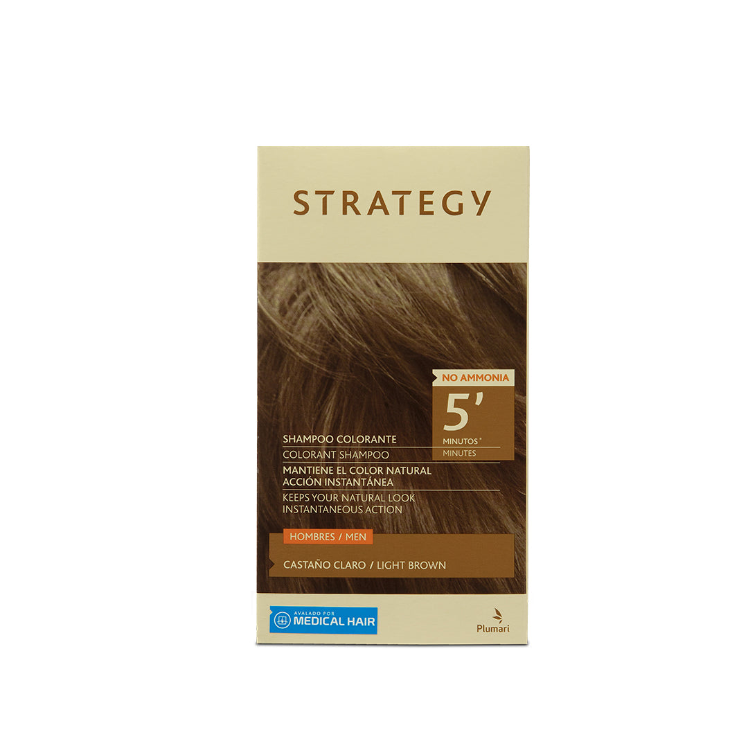 Strategy Shampoo Colorante Para Hombres