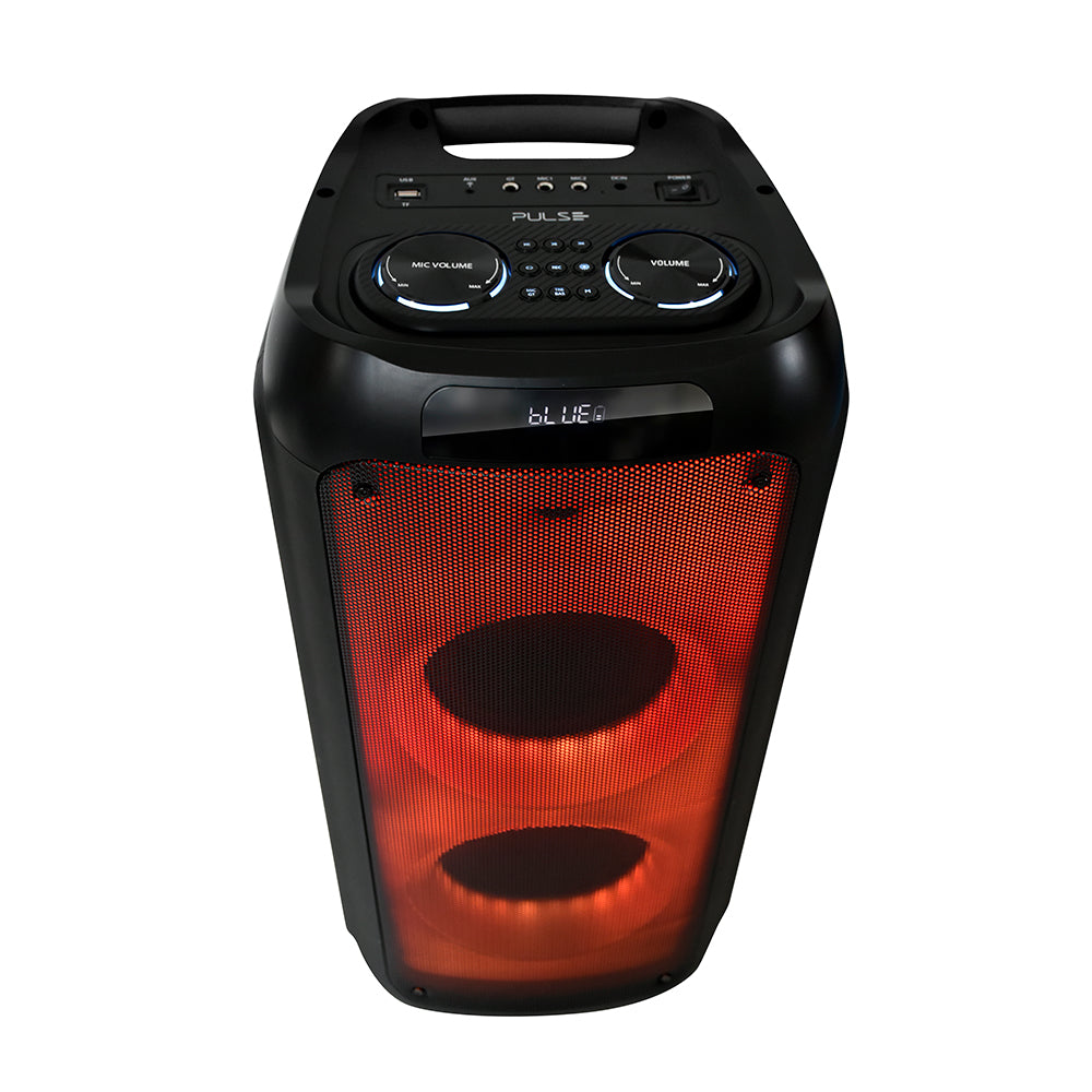 Bocina Flamebox 800w BT LED Naranja