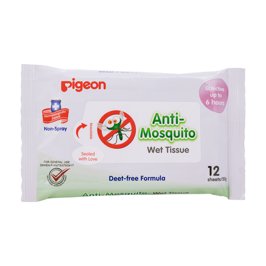 Baby Wipes Anti-mosquito (12 Toallitas) - Pigeon