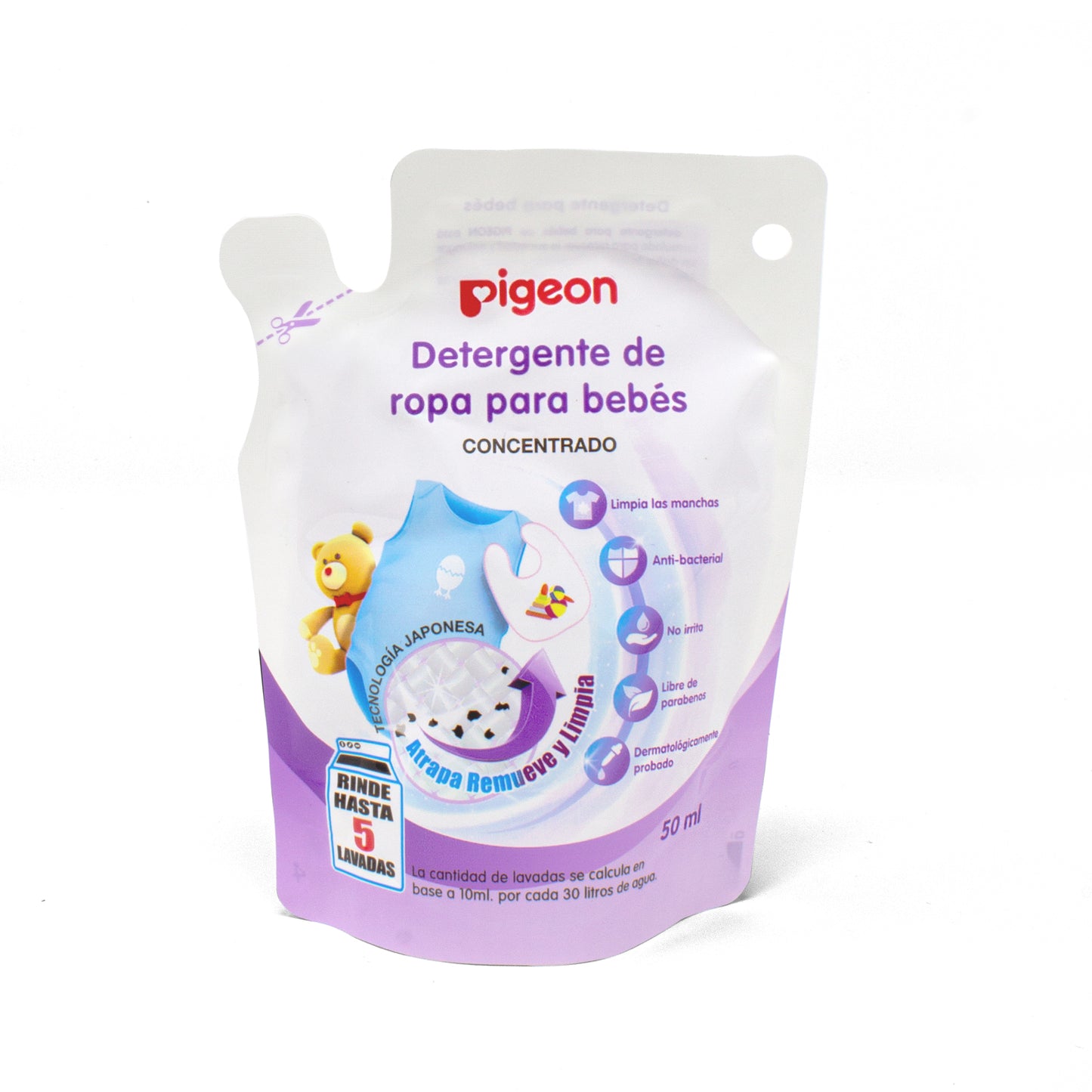 Detergente Líquido para ropa de bebés Pigeon
